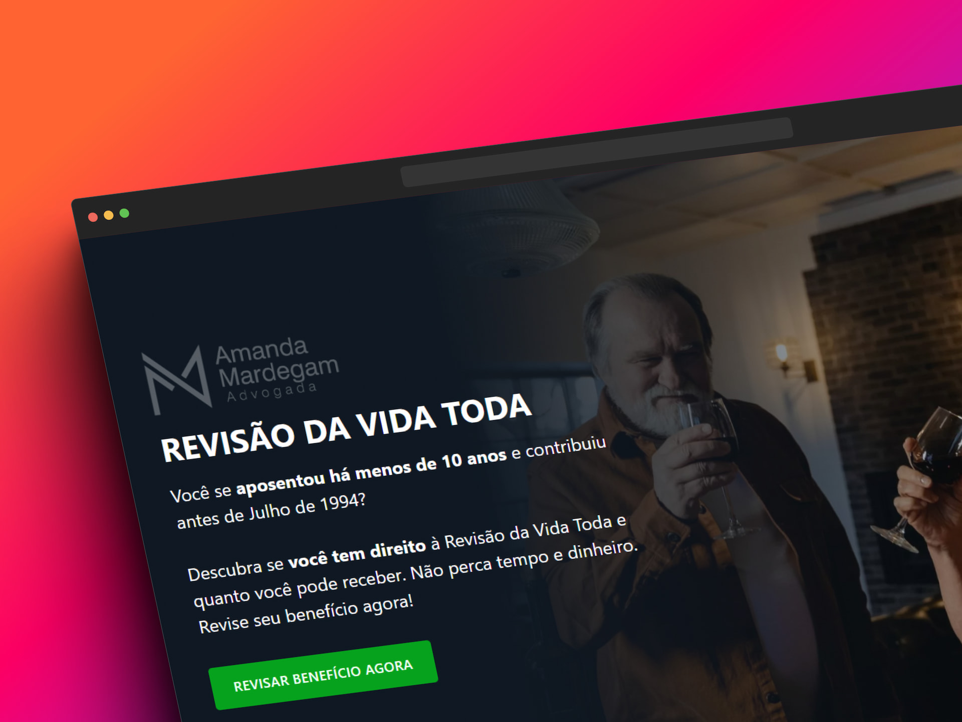 Site Advogada Amanda Mardegam